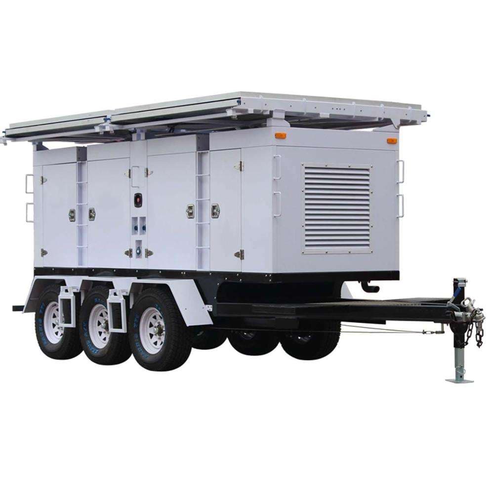 250kW Silent Trailer Diesel Generator with ATS | Prime Power 400/230V 50/60Hz